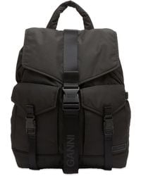 Ganni - Recycled Tech Backpack - Lyst