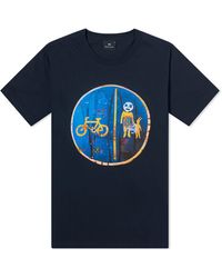 Paul Smith - Cycle Lane Sign T-Shirt - Lyst