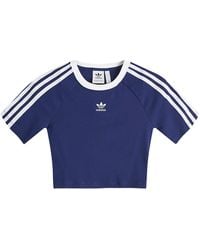 adidas - 3 Stripe Baby T-Shirt - Lyst