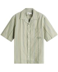 Maison Kitsuné - Stripe Resort Shirt - Lyst