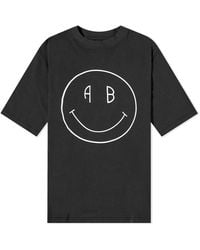 Anine Bing - Avi T-Shirt With Smiley Logo - Lyst