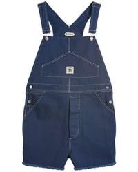 Bode - Knolly Brook Overall Shorts - Lyst