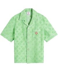 CASABLANCA - Towelling Monogram Shirt - Lyst