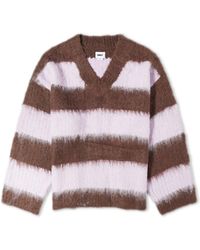 Obey - Amara Striped Knit Sweater - Lyst
