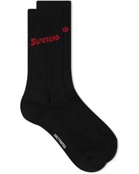 Wacko Maria Superbad Skater Socks - Black
