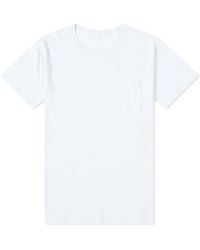Officine Generale - Pocket T-Shirt Cloudy - Lyst