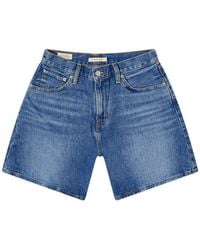 Levi's - High Rise Baggy Shorts - Lyst