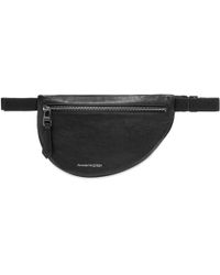 Alexander McQueen Belt Mini Leather Cross-body Bag - Black