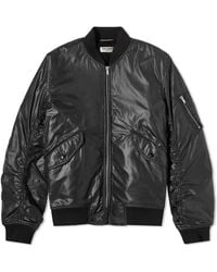 Saint Laurent - Nylon Bomber Jacket - Lyst