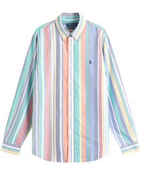 Polo Ralph Lauren - Button Down Stripe Oxford Shirt - Lyst