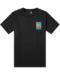 Obey - Circular Icon T-Shirt - Lyst