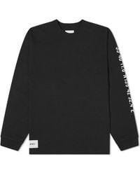 WTAPS - Long Sleeve 12 Printed T-Shirt - Lyst