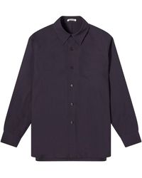 AURALEE - Hard Twist Wool Shirt - Lyst