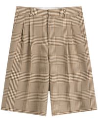 Ami Paris - Prince Of Wales Check Tailored Short - Lyst