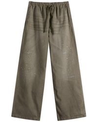 Acne Studios - Plott Peached Light Cotton Twill Trousers - Lyst
