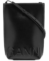 Ganni - Cross Body Logo Bag - Lyst