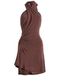 Peachy Den - The Kylie Halter Knot Dress - Lyst