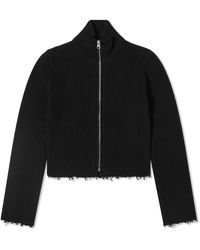 MM6 by Maison Martin Margiela - Short Knitted Jacket - Lyst