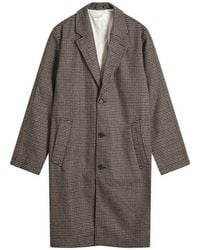 Universal Works - Tweed Top Coat - Lyst