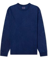 Blue Blue Japan - Japan Koborebi Bassen Printed Long Sleeve T-Shirt - Lyst