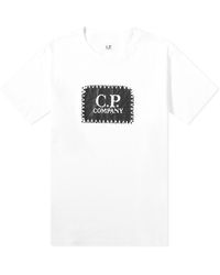 C.P. Company - Label Logo T-Shirt - Lyst