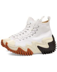 Converse Run Star Motion Hi-top Cx Platform Canvas Sneakers - White