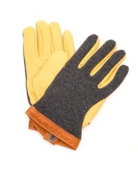 Hestra - Deerskin Wool Tricot Gloves - Lyst