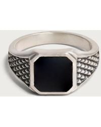 Serge Denimes - Onyx Armour Ring - Lyst