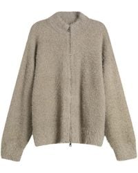 MKI Miyuki-Zoku - Faux Alpaca Knit Track Jacket - Lyst