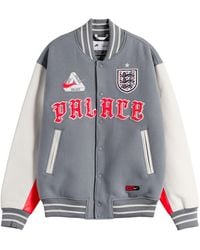 Nike - X Palace England Varsity Jacket - Lyst