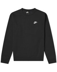 Nike Club Crew Sweat - Black