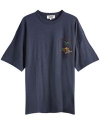 YMC - Embroidered Triple T-Shirt - Lyst
