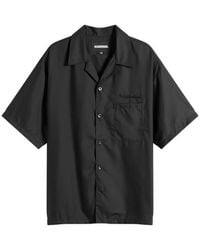Neighborhood Solid-color Hawaiian Shirt in Black for Men | Lyst