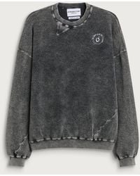 Nomarythm Textile - Hand Dye Reverse Twist Sweatshirt - Lyst