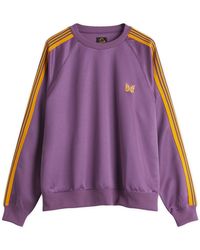 Needles - Track Crew Neck Sweatshirt - Lyst