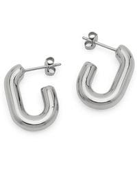 Missoma - Chubby Oval Small Hoop Earrings - Lyst