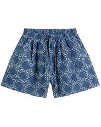 STORY mfg. - Hand Block Printed Bridge Shorts - Lyst