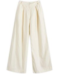 St. Agni - Minimal Fold Trousers - Lyst