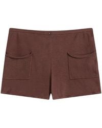 Peachy Den - Marie Knit Shorts - Lyst
