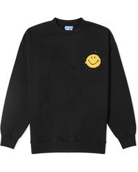 Market - Smiley Vintage Wash Crew Sweater - Lyst