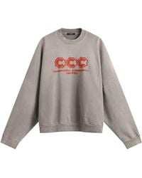 Willy Chavarria - Ccc Hooligan Crew Sweatshirt - Lyst