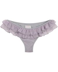 My Mum Made It - Lace Frill Bikini Bottom - Lyst