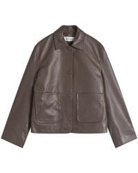 Rohe - Patch Leather Jacket - Lyst