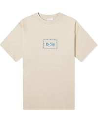 Drole de Monsieur - Braided Logo T-Shirt - Lyst