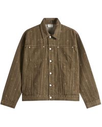 Drole de Monsieur - Monogram Denim Jacket - Lyst