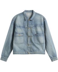 Unlikely Dry Goods - Time Travel Denim Trucker Jacket - Lyst