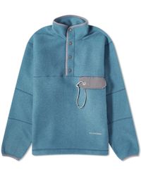 and wander - Wool Fleece Pullover - Lyst