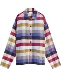 YMC - Pj Check Overshirt - Lyst
