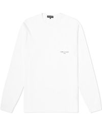 Comme des Garçons - Pocket Logo Long Sleeve T-Shirt - Lyst
