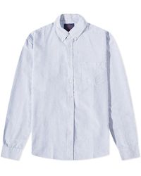 Portuguese Flannel - Belavista Stripe Button Down Oxford Shirt - Lyst